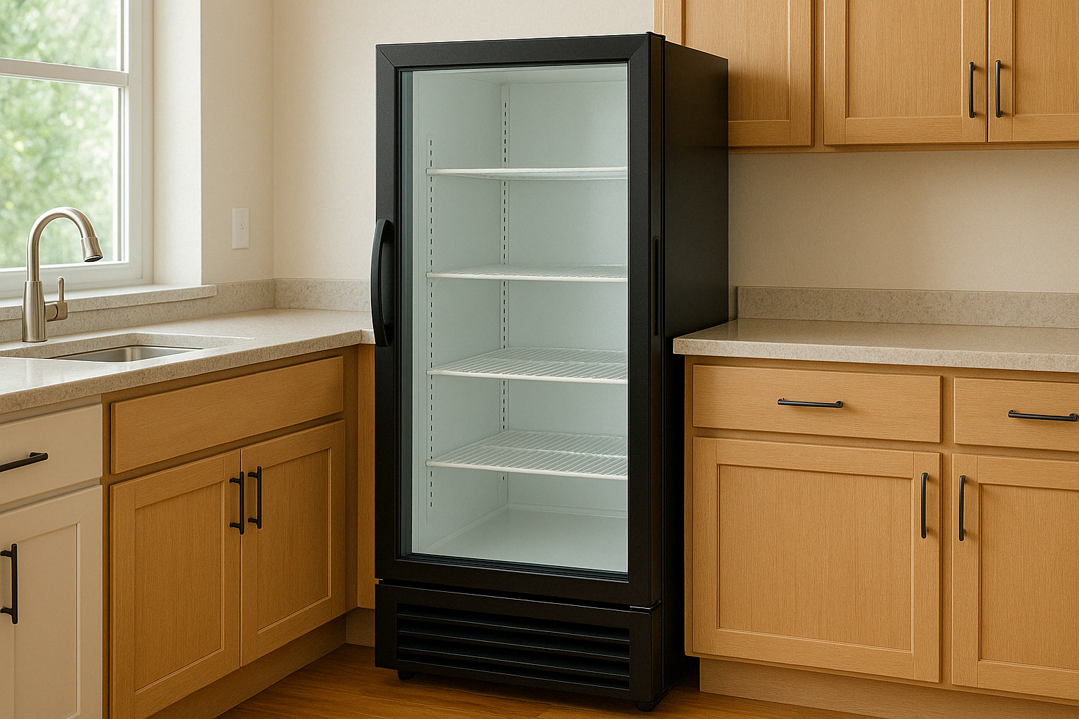Glass Door Refrigerator Vs. Slate Refrigerator | Fridge.com