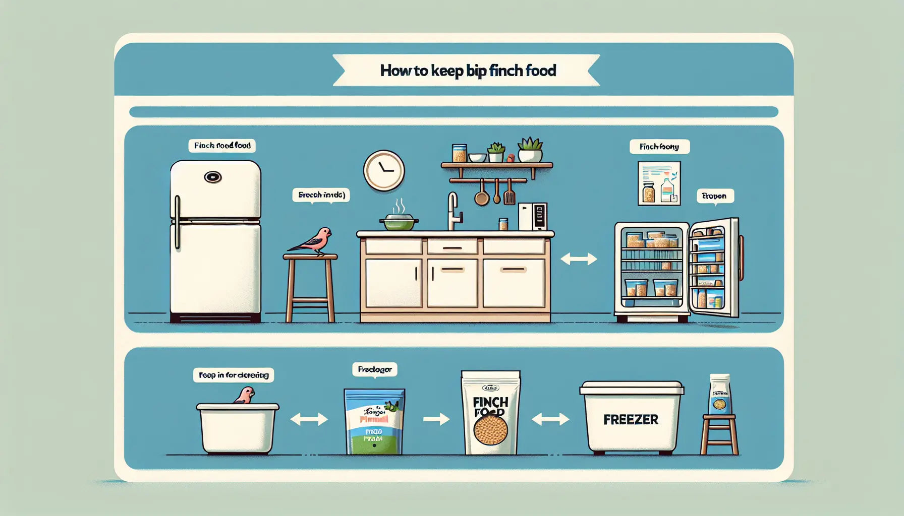 How To Keep Finch Food Fresh In The Freezer | Fridge.com