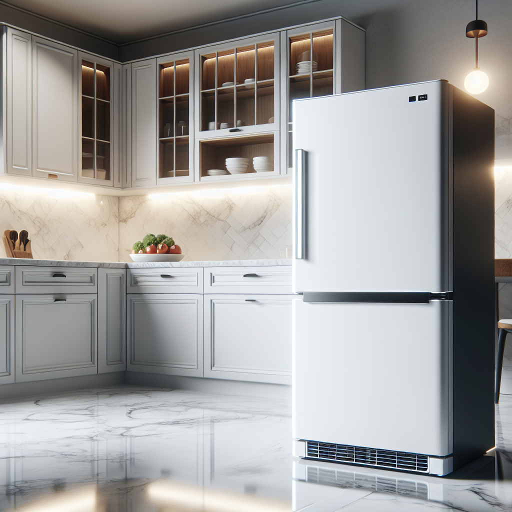 Small Chest Freezer Vs. White Refrigerator | Fridge.com