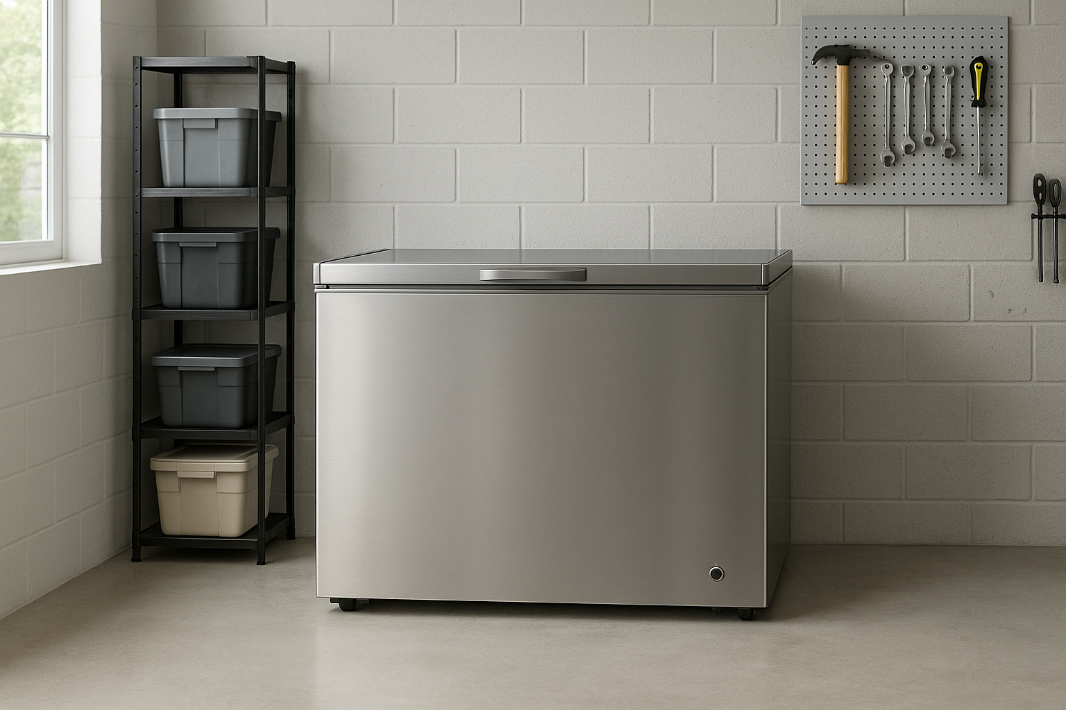 Stainless Chest Deep Freezer | Fridge.com