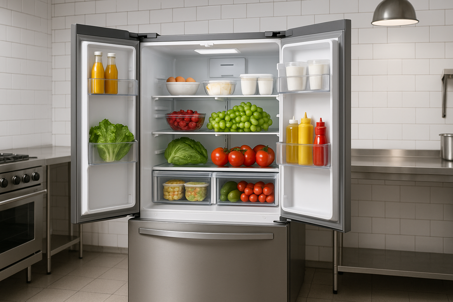 What Is The Size Of A 3 Door Refrigerator? | Fridge.com
