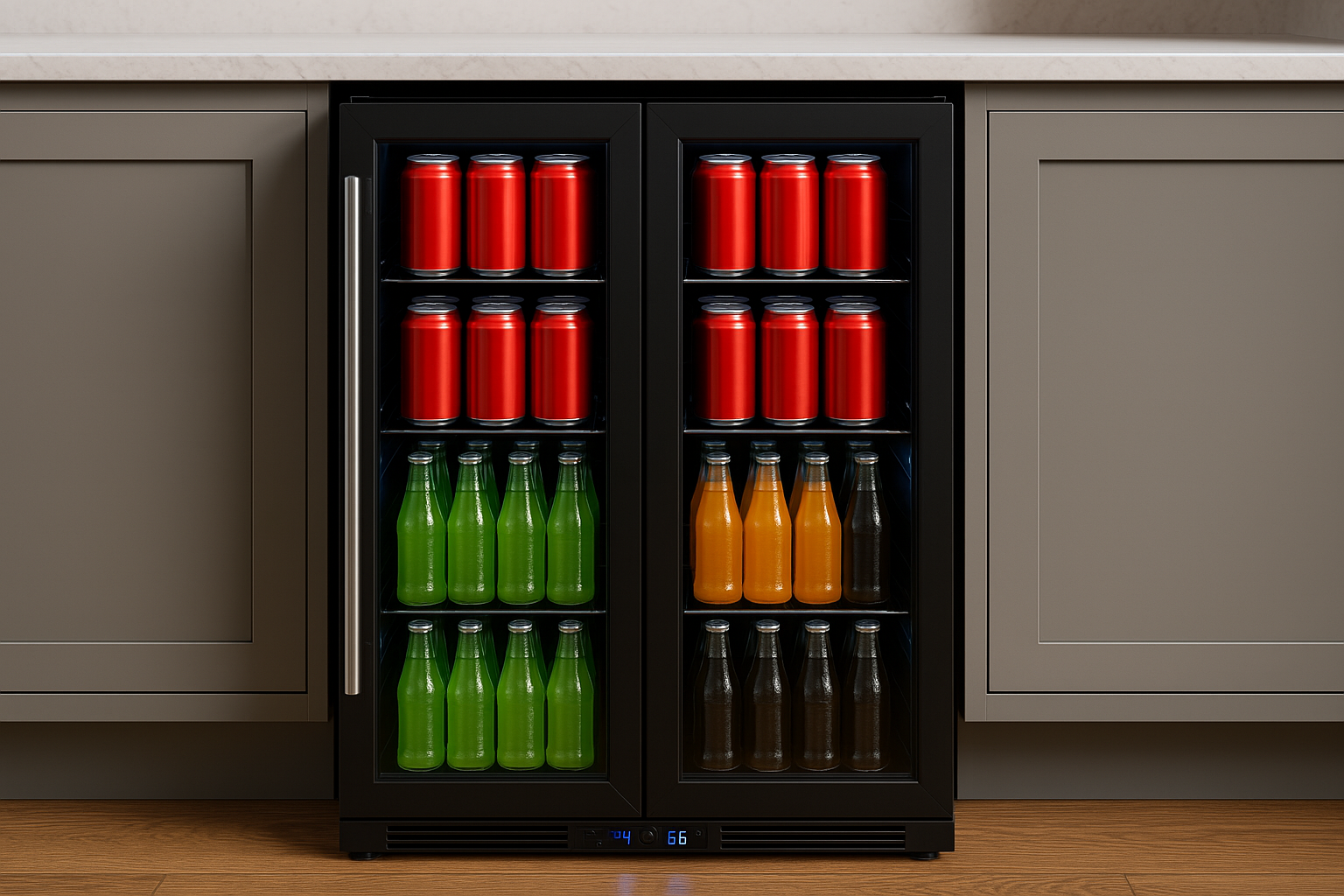 Beverage And Wine Cooler Dual Zone