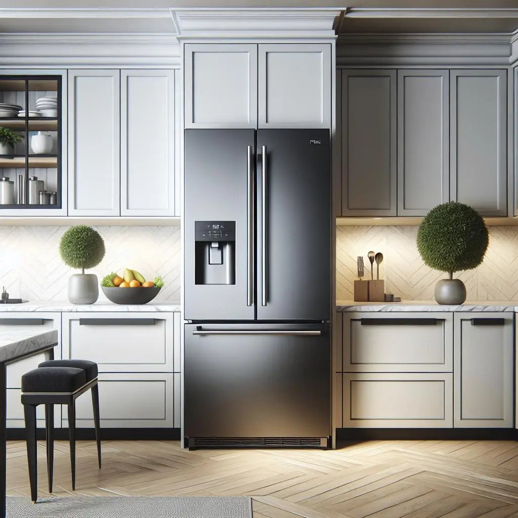 Black-Stainless-Refrigerator-Vs.-Large-Refrigerator | Fridge.com