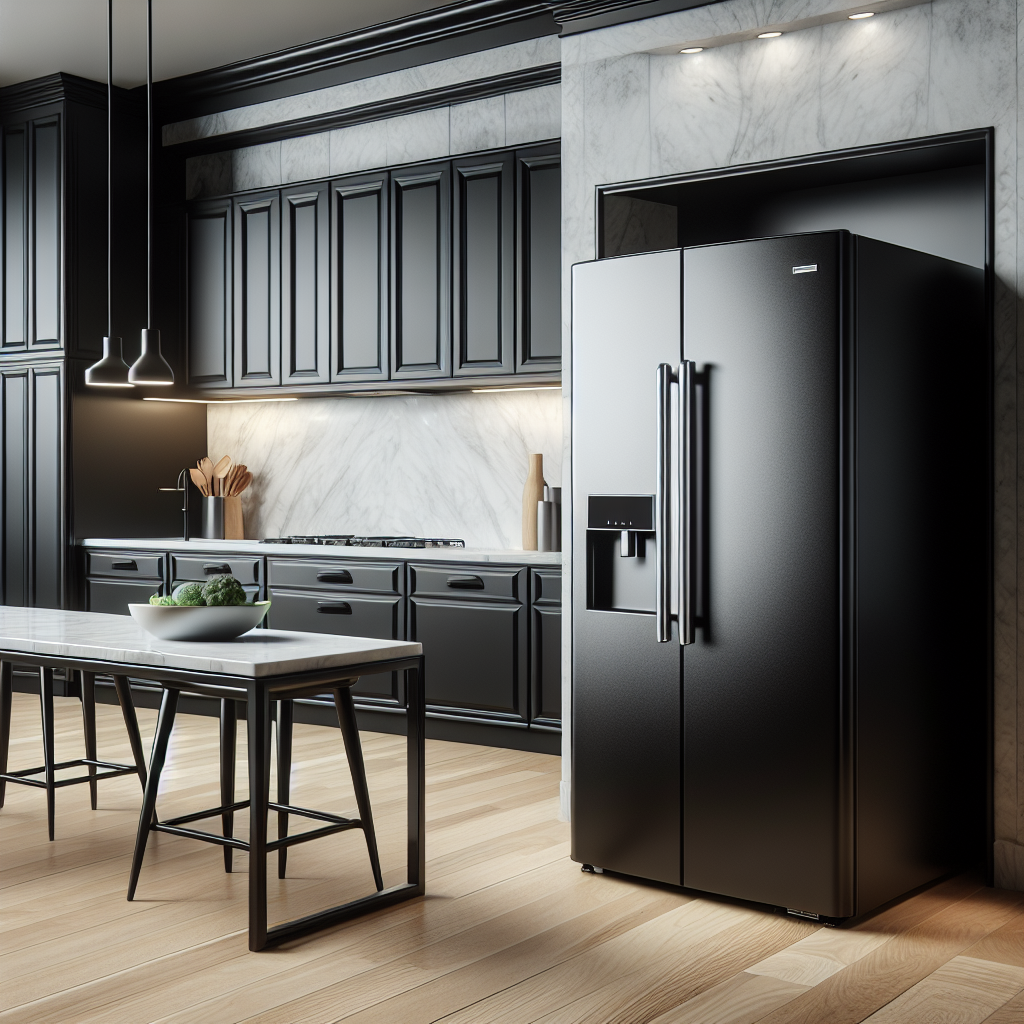 Black-Stainless-Refrigerator-Vs.-Small-Refrigerator | Fridge.com