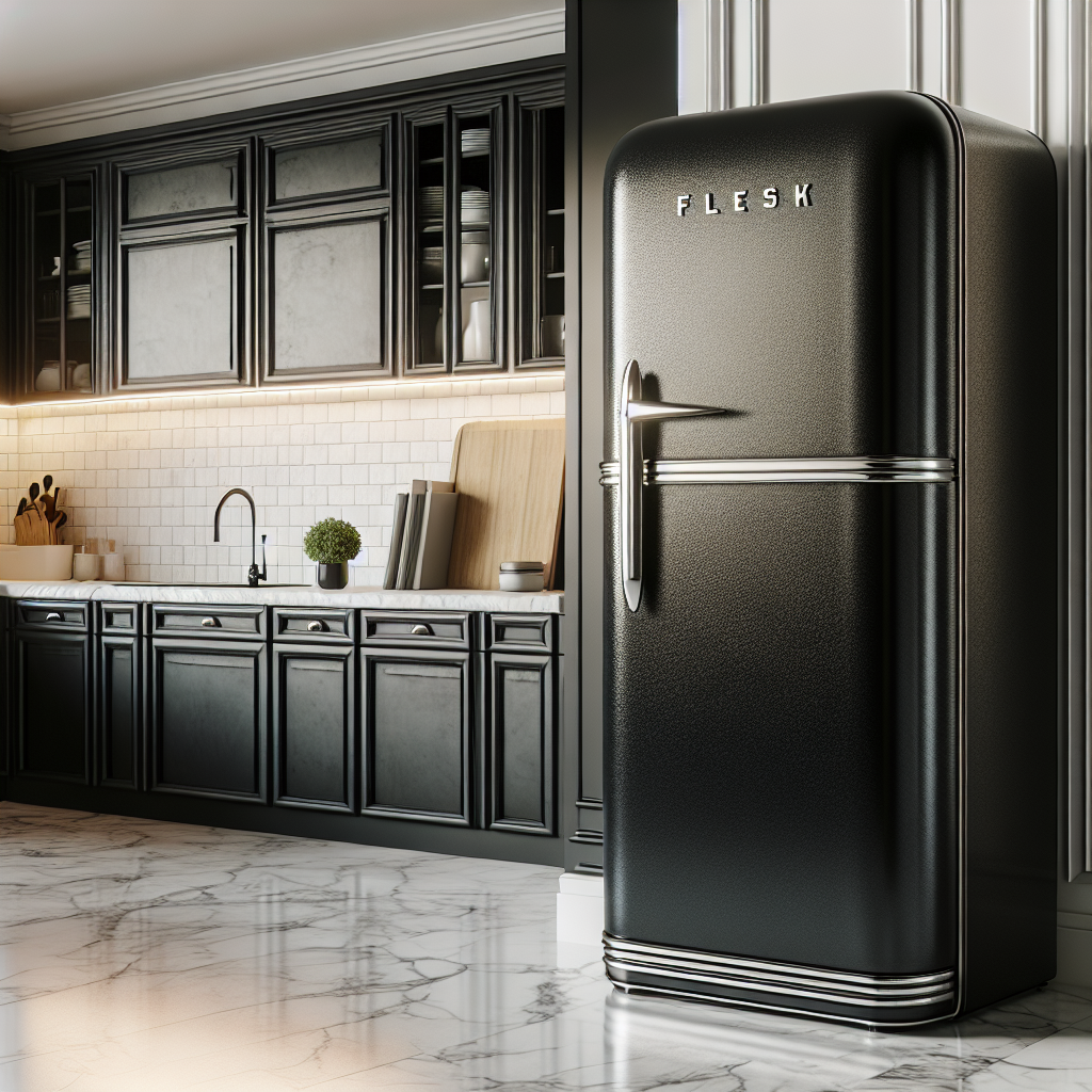 Black Retro Fridge | Fridge.com