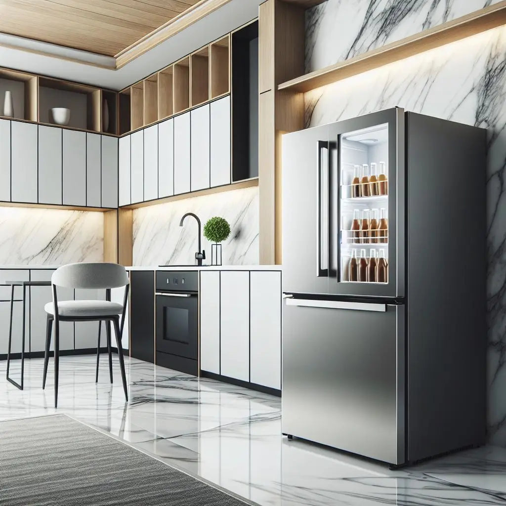 Built-In-Beverage-Center-Vs.-Compact-Freezer | Fridge.com