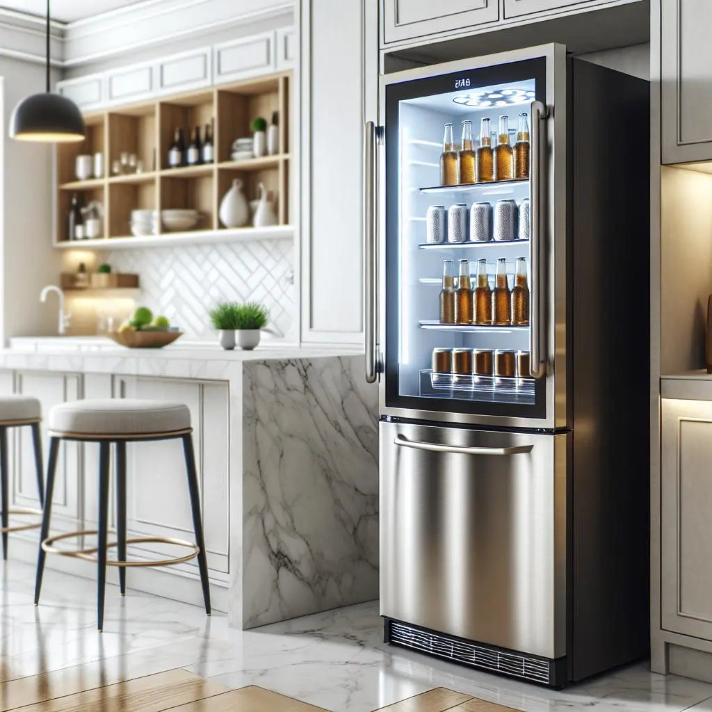 Built In Beverage Center Vs. Ice Cream Refrigerator | Fridge.com