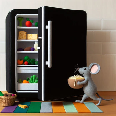 Black-Refrigerator-Vs.-Countertop-Refrigerator | Fridge.com