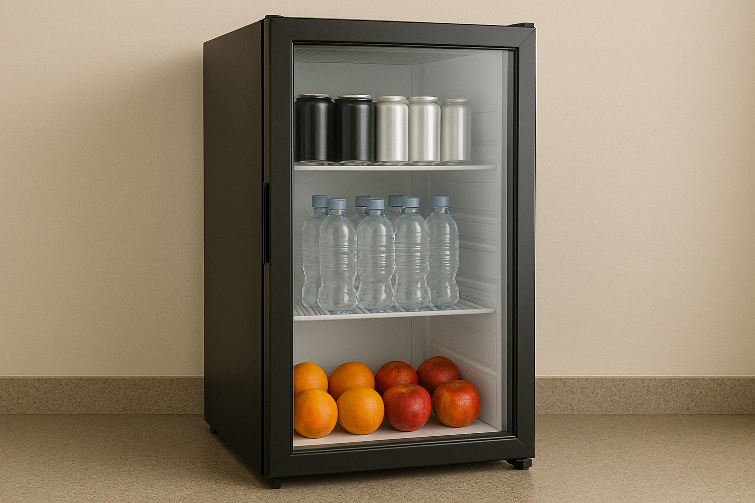 Glass Door Refrigerator Vs. Small Chest Freezer