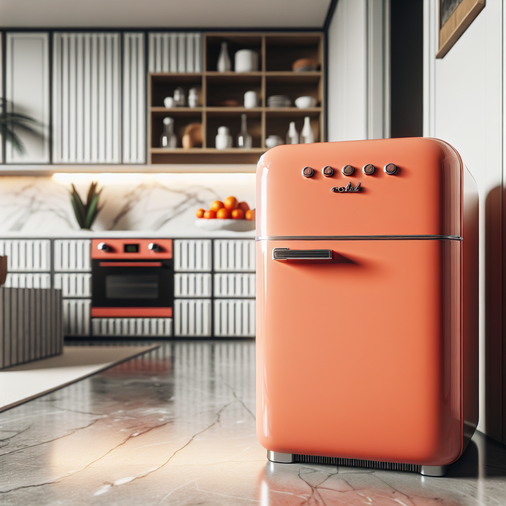 Mini Retro Refrigerator