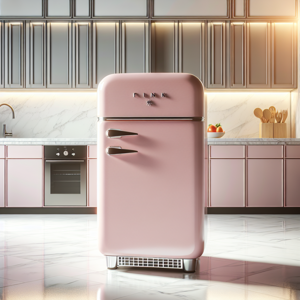 Pink Retro Fridge
