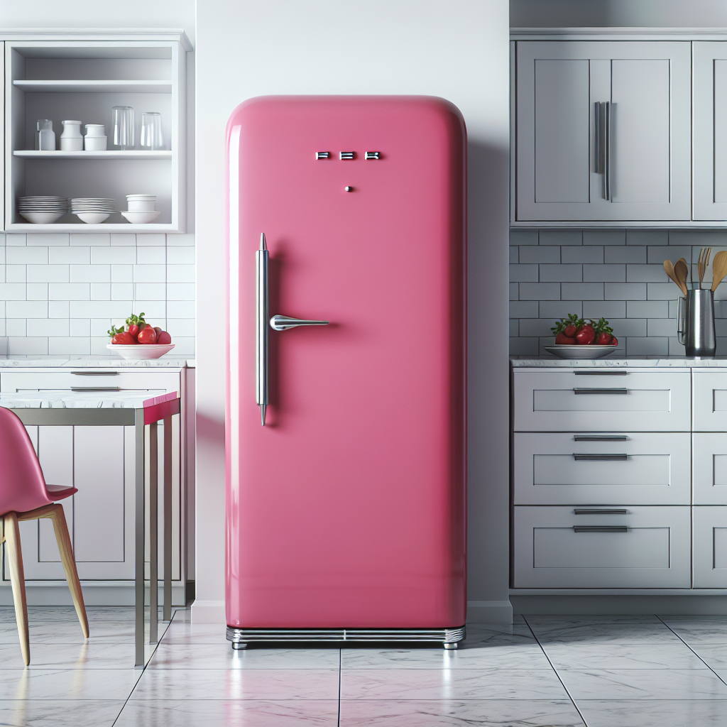 Pink Retro Refrigerator | Fridge.com