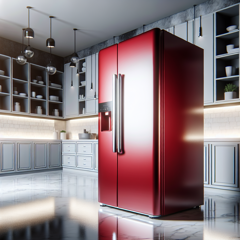 Red-Refrigerator-Vs.-Slate-Refrigerator | Fridge.com