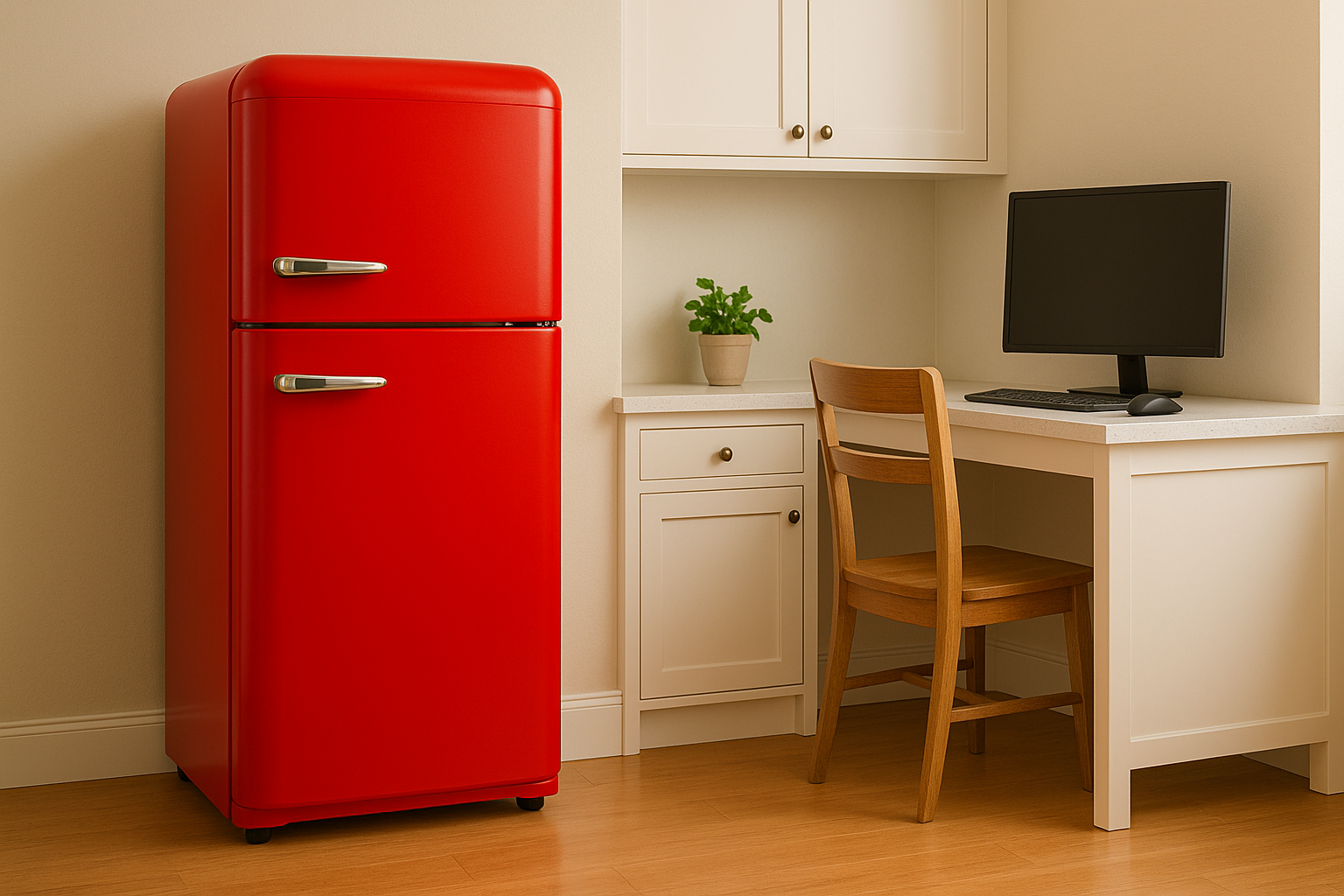 Red Refrigerator Vs. Standard Refrigerator Size
