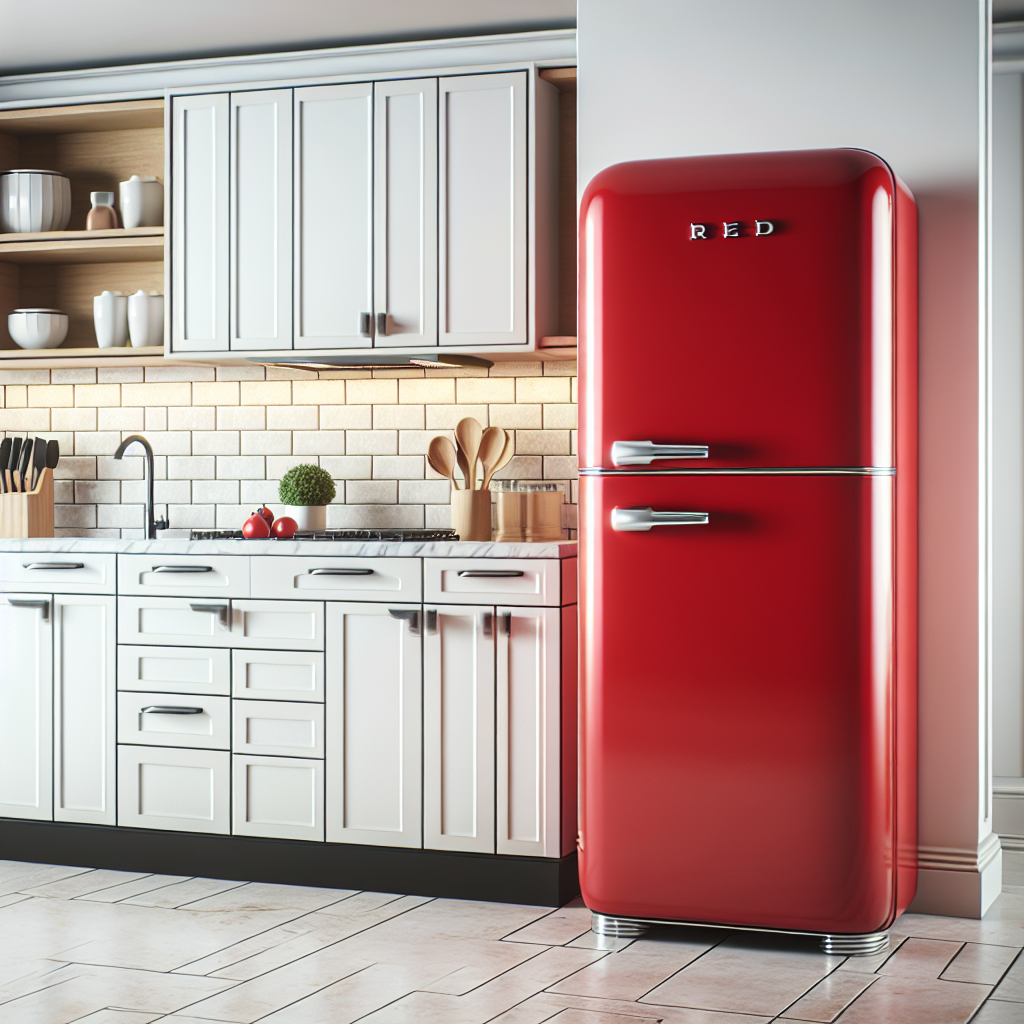 Red Vintage Refrigerator | Fridge.com