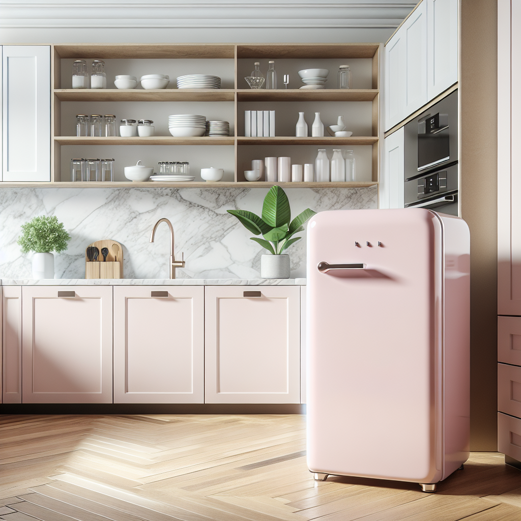 Vintage Mini Refrigerator