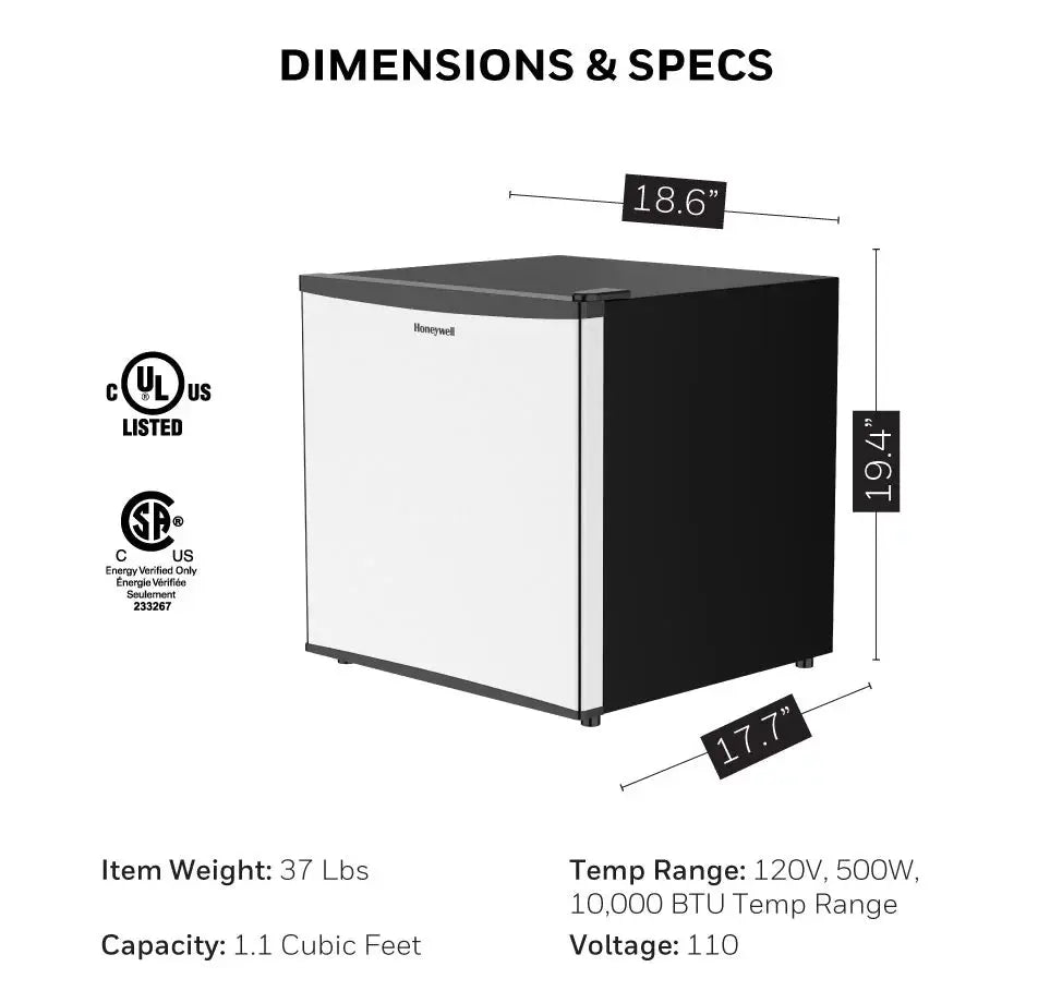 1.1 Cubic Feet Compact Freezer | Fridge.com