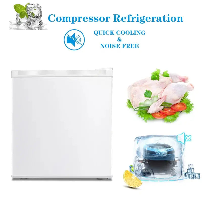 1.1 Cubic Feet Undercounter Upright Freezer with Adjustable Temperature Controls | Fridge.com