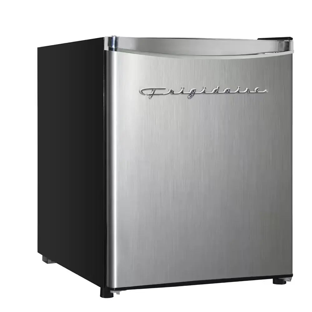 1.6 Cu. Ft. Retro Mini Fridge in Platinum Design without Freezer | Fridge.com