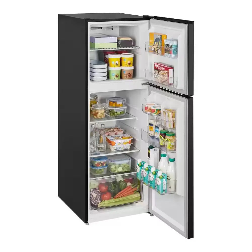 10.1 Cu. Ft. Top Freezer Refrigerator in Black | Fridge.com