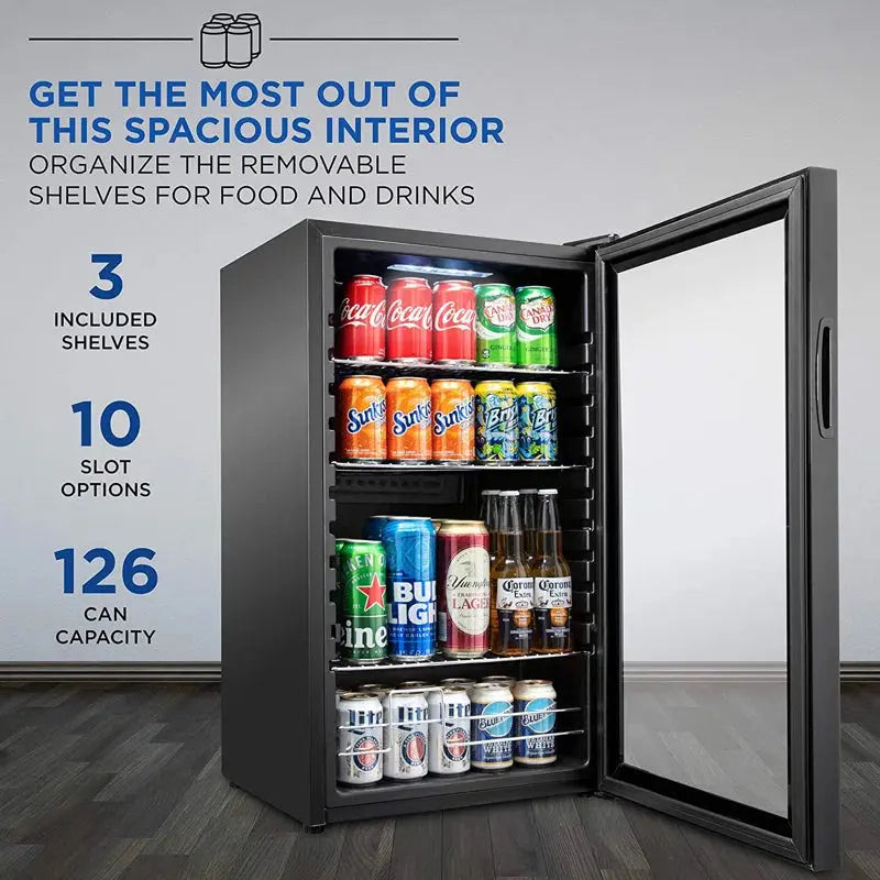 101 Can Freestanding Beverage Refrigerator | Fridge.com