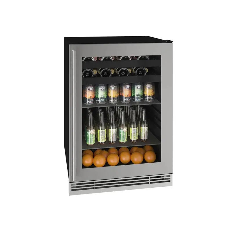 105 Cans (12 Oz.) 24" Built-In Undercounter Beverage Refrigerator with Wine Storage | Fridge.com