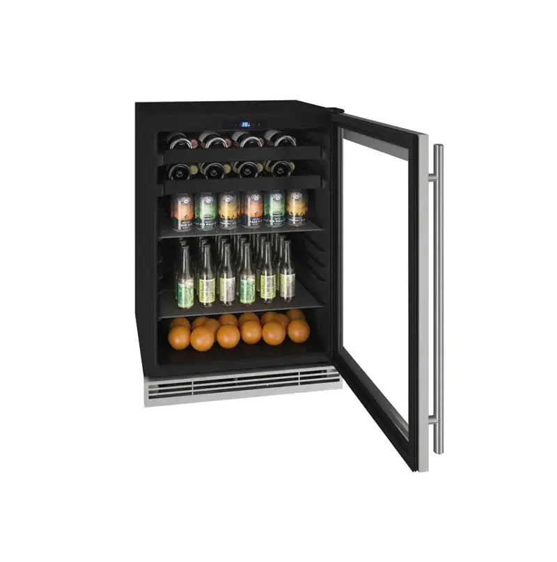 105 Cans (12 Oz.) 24" Built-In Undercounter Beverage Refrigerator with Wine Storage | Fridge.com