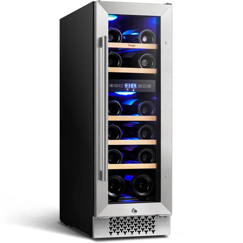 11.6'' 17 Bottle Dual Zone Wine Refrigerator | Fridge.com