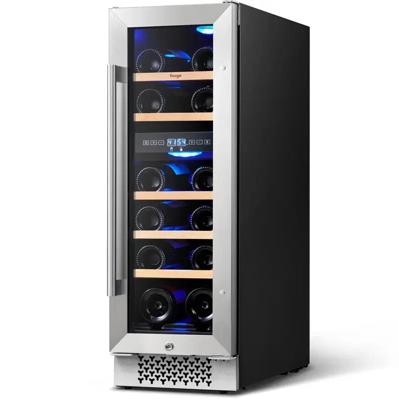 11.6'' 17 Bottle Dual Zone Wine Refrigerator | Fridge.com