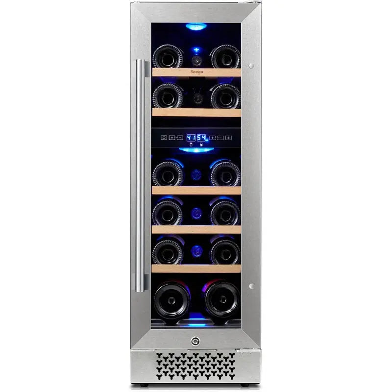 11.6'' 17 Bottle Dual Zone Wine Refrigerator | Fridge.com