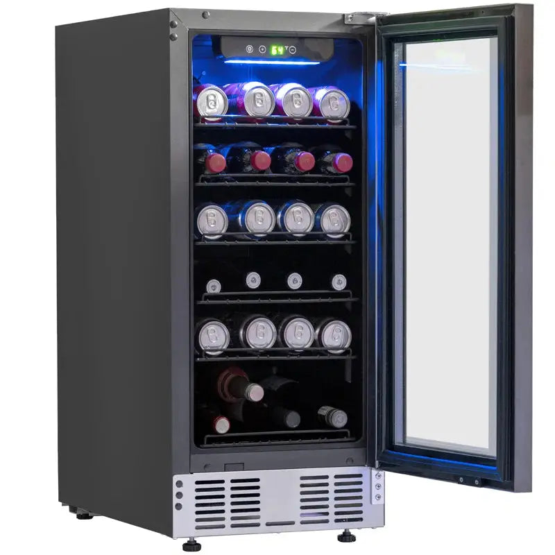 115 Cans (12 Oz.) Convertible Beverage Refrigerator with Wine Storage | Fridge.com