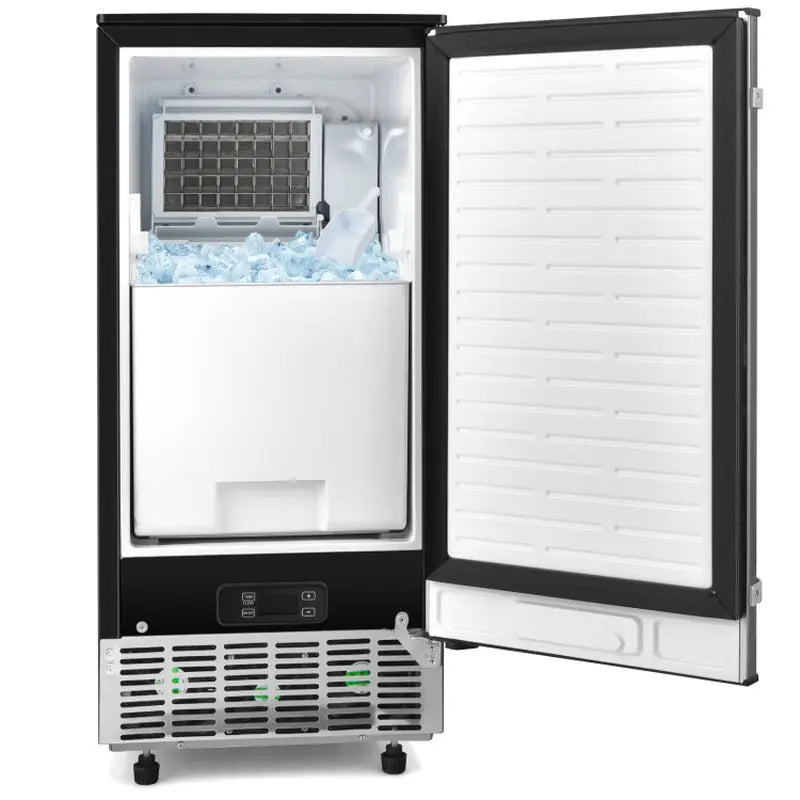 115V Free-Standing Undercounter Built-In Ice Maker with Self-Cleaning Function | Fridge.com