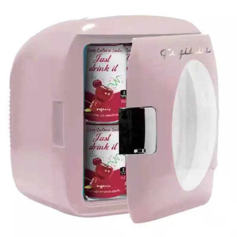 12-Can 0.5 Cu. Ft. Retro Mini Beverage Fridge in Pink without Freezer | Fridge.com