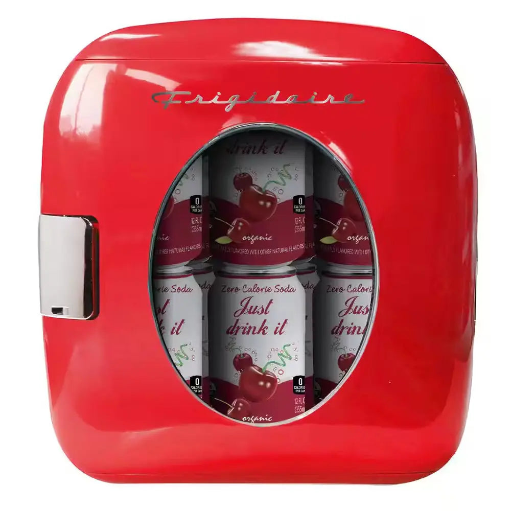 12-Can 0.5 Cu. Ft. Retro Mini Beverage Fridge in Pink without Freezer | Fridge.com