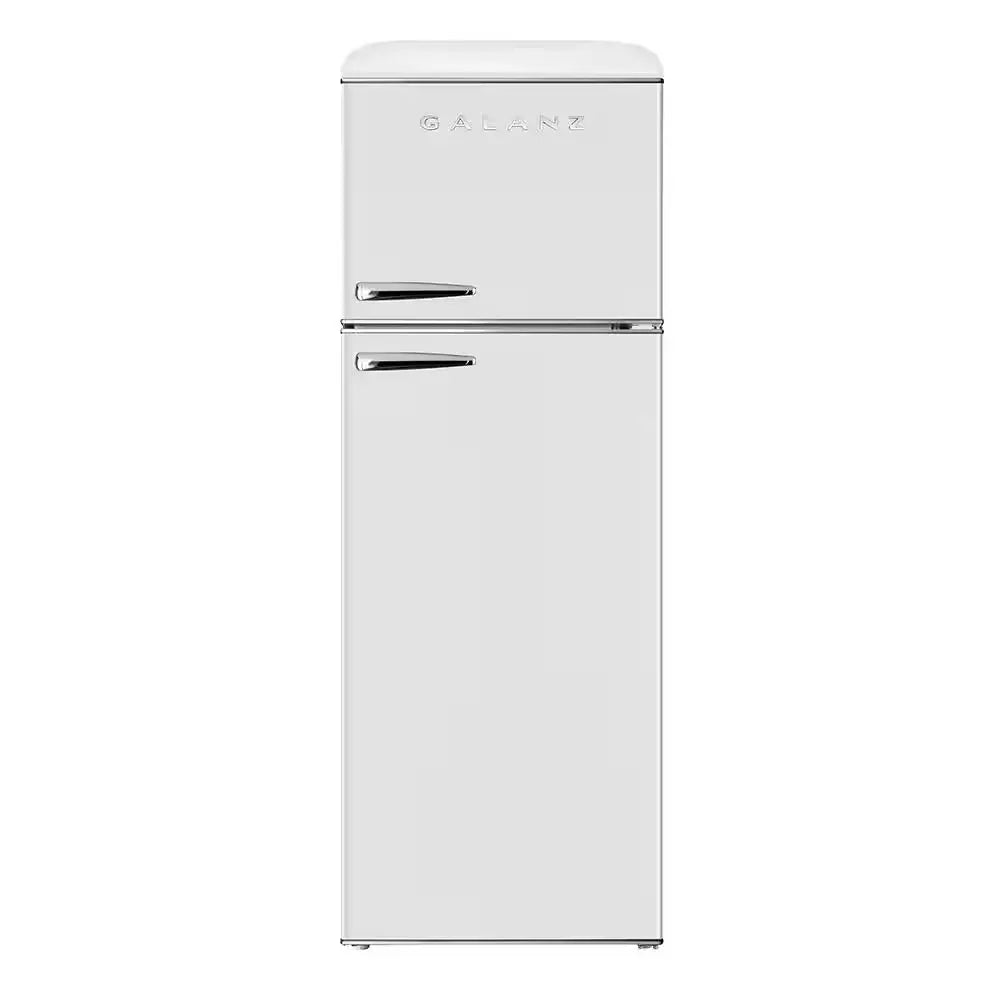 12 Cu. Ft. Retro Frost Free Top Freezer Refrigerator in White | Fridge.com