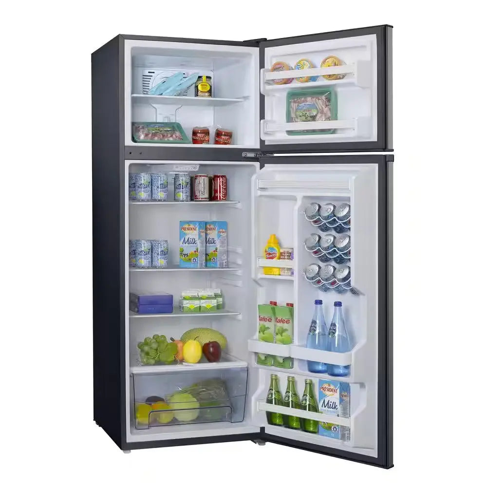 12 Cu. Ft. Top Freezer Refrigerator with Dual Door, Frost Free in Stainless Steel | Fridge.com