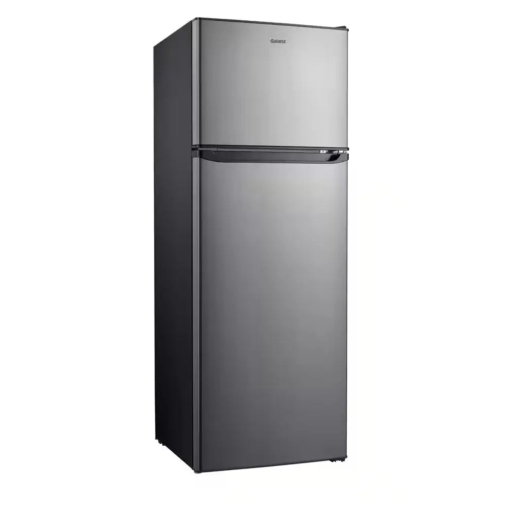 12 Cu. Ft. Top Freezer Refrigerator with Dual Door, Frost Free in Stainless Steel | Fridge.com