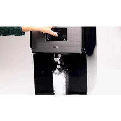 12 In. 22 Lb. Portable Ice Maker in Stainless with Nugget Maker | Fridge.com