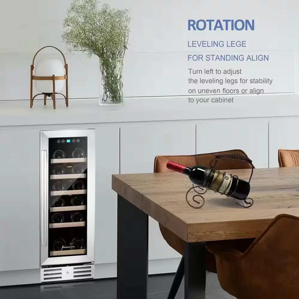 12 In. Built-In 18 Bottle Wine Cooler with Touch Control | Fridge.com