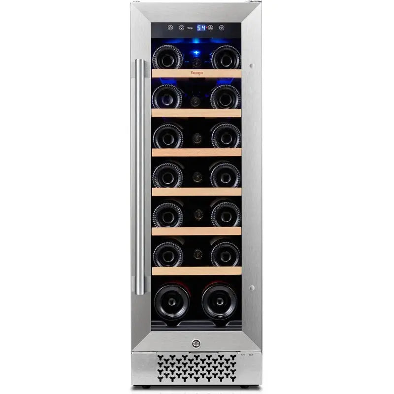 12 Inch 20 Bottle Single Zone Wine Refrigerator | Fridge.com