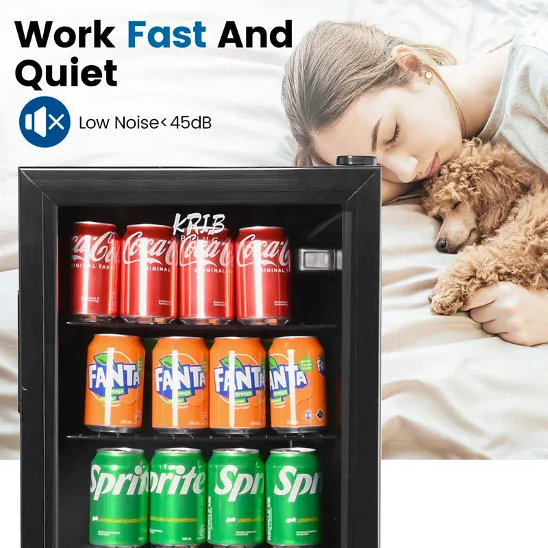 120 Cans (12 Oz.) Freestanding Beverage Refrigerator | Fridge.com