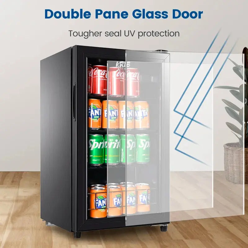 120 Cans (12 Oz.) Freestanding Beverage Refrigerator | Fridge.com