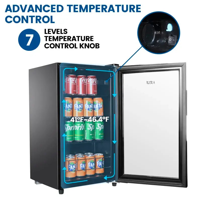 120 Cans (12 Oz.) Freestanding Beverage Refrigerator | Fridge.com