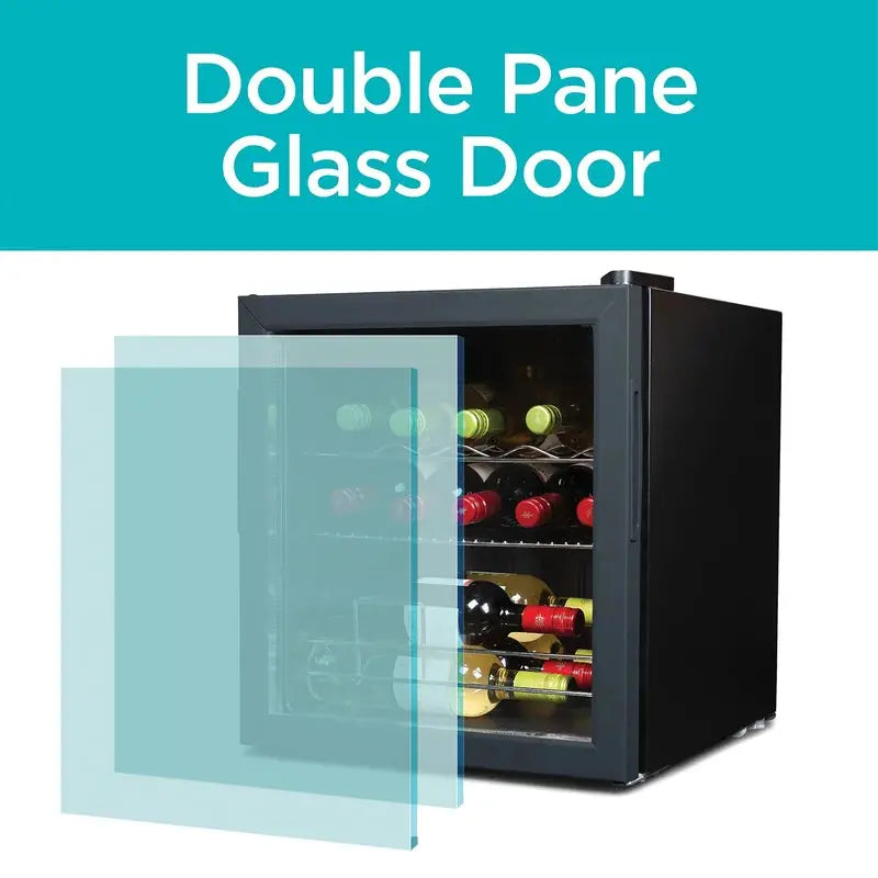 14 Bottle Single Zone Freestanding Wine Refrigerator | Fridge.com