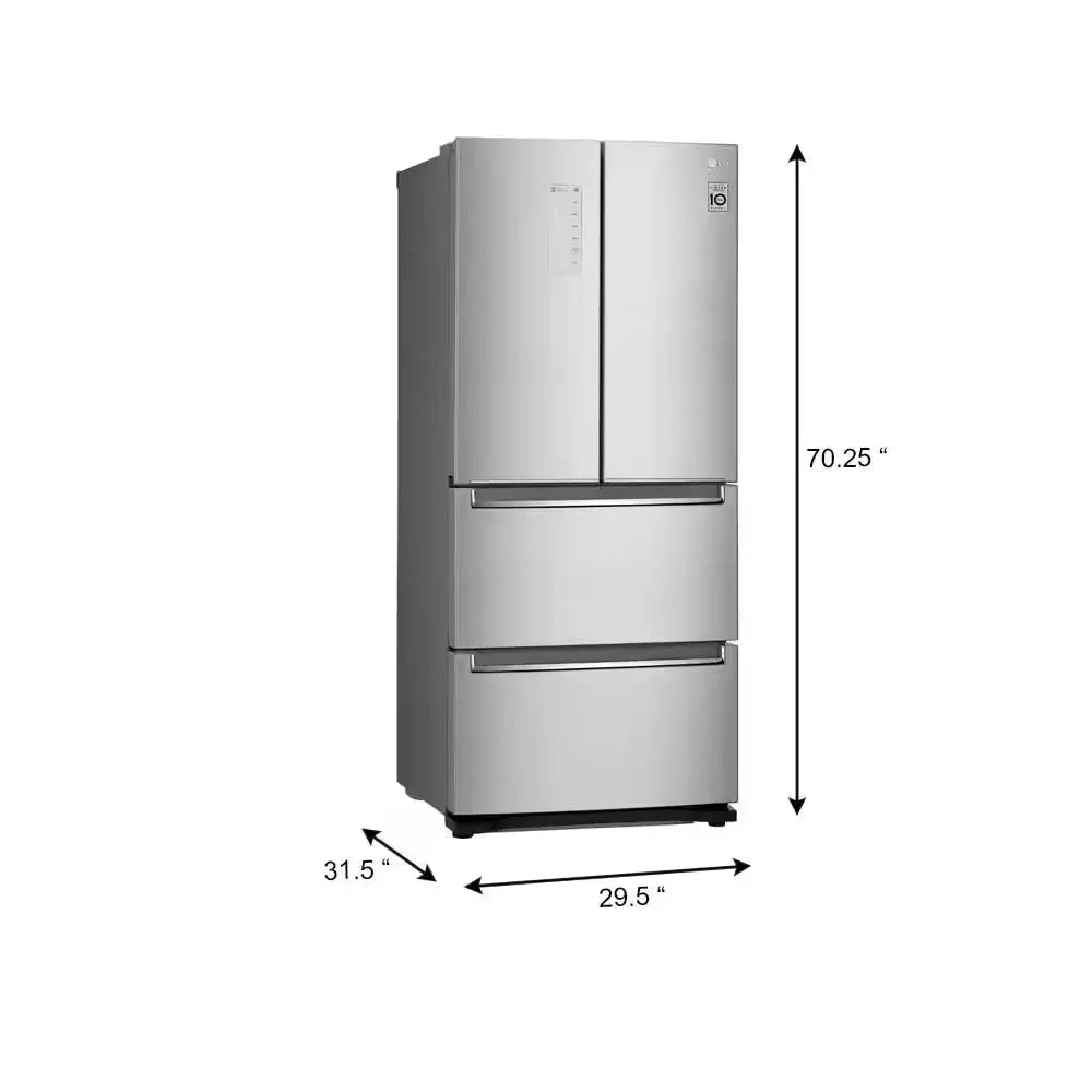 14 Cu. Ft. 4-Door Kimchi Specialty Refrigerator with Convertible Temperature Zones in Noble Steel, ENERGY STAR | Fridge.com