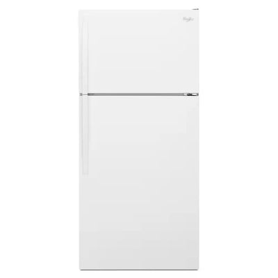 14.3 Cu. Ft. Top Freezer Refrigerator in White | Fridge.com