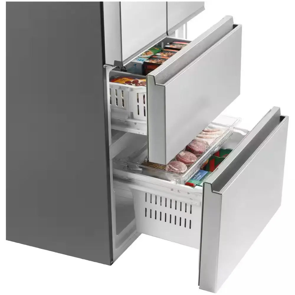 14.5 Cu. Ft. French Door Refrigerator in Fingerprint Resistant Stainless Steel, Counter Depth | Fridge.com