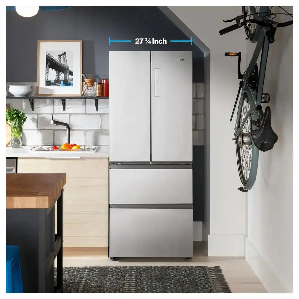 14.5 Cu. Ft. French Door Refrigerator in Fingerprint Resistant Stainless Steel, Counter Depth | Fridge.com