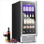 14.96 In. Single Zone 28 Bottles and 88 Cans Beverage and Wine Cooler in Black | Fridge.com