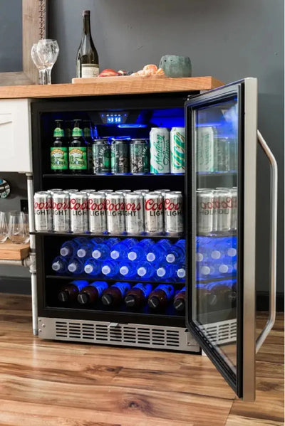 142 Can 23.5" Convertible Beverage Refrigerator | Fridge.com